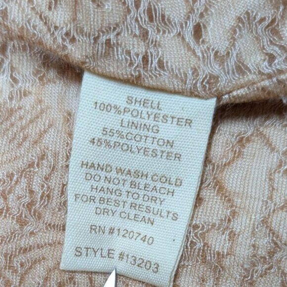 Boho Mystree Vest Sleeveless Textured Hippie Tan Womens Large - Picture 4 of 6